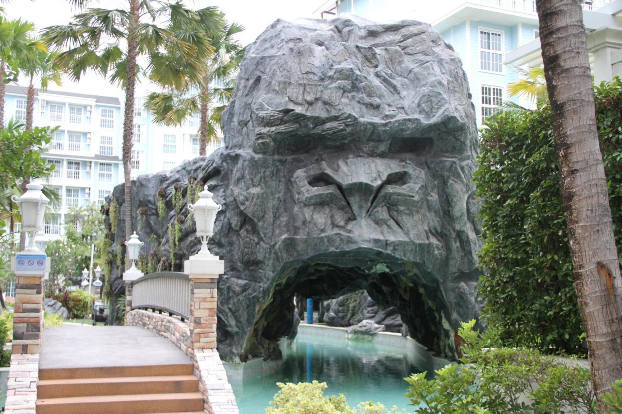 Grand Florida芭提雅带免费游泳池温泉桑拿浴和健身房瑜伽室私家海滩公寓e206 Na Chom Thian Eksteriør bilde